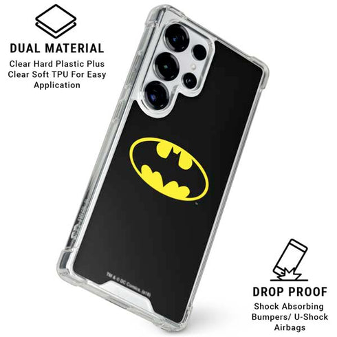 DC Comics Batman Movie 1989 Logo Galaxy S25 Ultra Clear Case